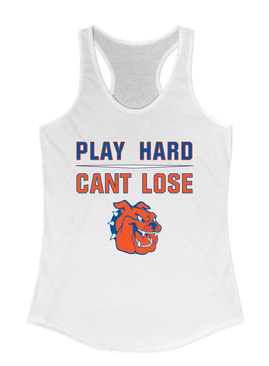 Yonkers Bulldogs Play Hard, Can't Lose Women's Tank Top