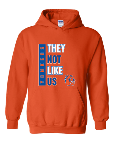 Yonkers Bulldogs They Not Like Us #1 Men's Hoodie
