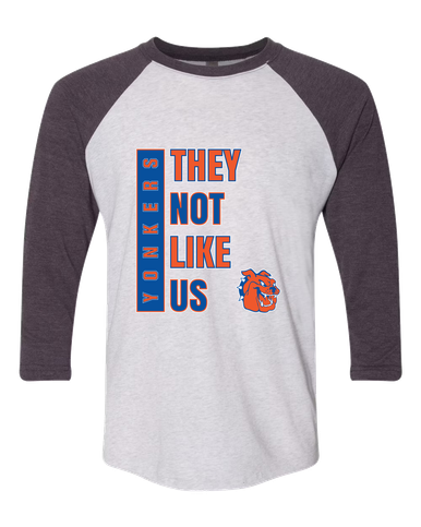 Yonkers Bulldogs They Not Like Us #1 Men's Baseball T-Shirt