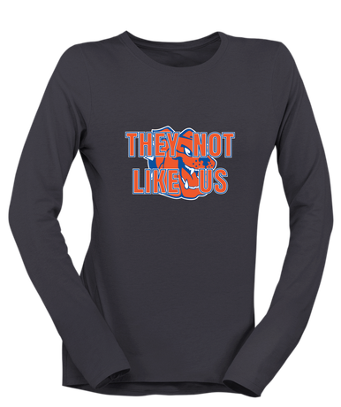 Yonkers Bulldogs They Not Like Us #2 Women's LS T-Shirt