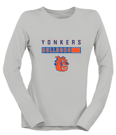 Yonkers Bulldogs Mascot #7 Women's Premium LS T-Shirt