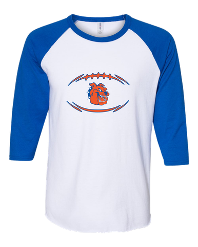 Yonkers Bulldogs Football #3 Women's Baseball T-Shirt