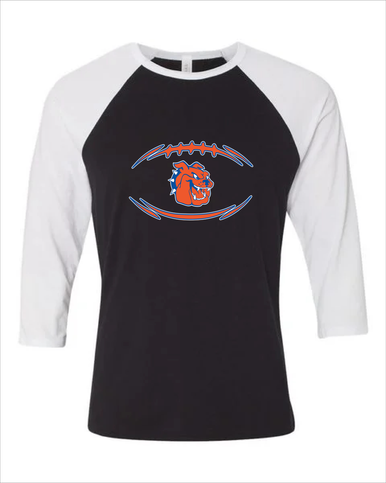 Yonkers Bulldogs Football #3 Men's Baseball T-Shirt