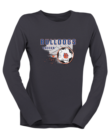 Yonkers Bulldogs Soccer #2 Women's LS T-Shirt
