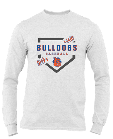 Yonkers Bulldogs Baseball #2 Men's LS T-Shirt