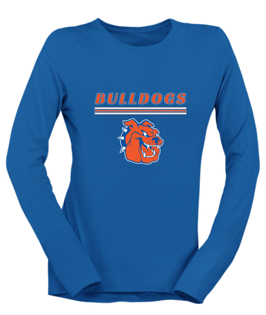 Yonkers Bulldogs Mascot #8 Women's Premium LS T-Shirt