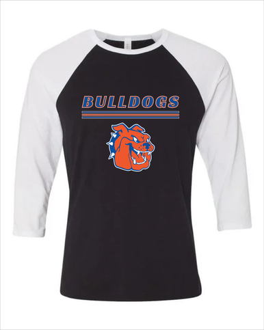 Yonkers Bulldogs Mascot #8 Men's Baseball T-Shirt