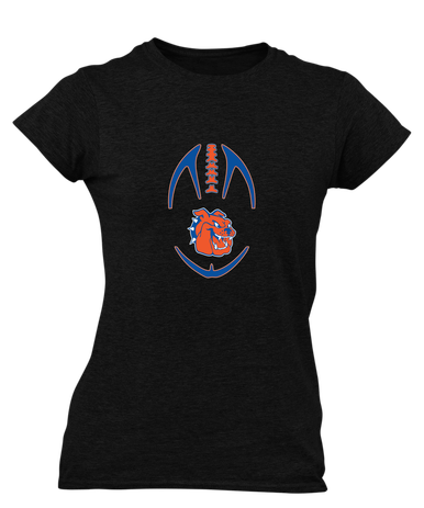Yonkers Bulldogs Football #4 Women's SS T-Shirt