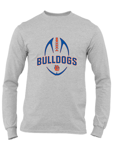 Yonkers Bulldogs Football #5 Men's LS T-Shirt