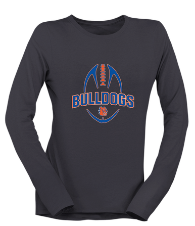 Yonkers Bulldogs Football #5 Women's Premium LS T-Shirt