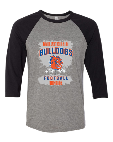 Yonkers Bulldogs Football #6 Women's Baseball T-Shirt