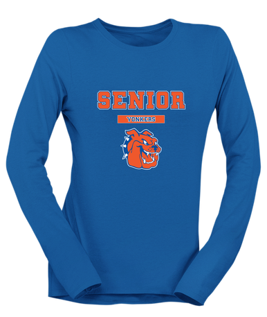 Yonkers Bulldogs Senior #2 Women's LS T-Shirt