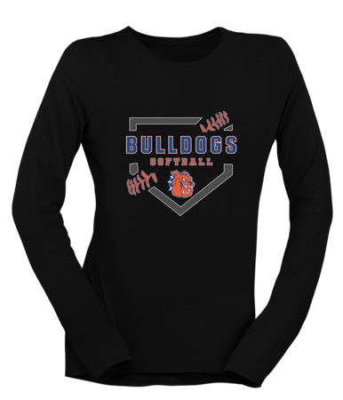 Yonkers Bulldogs Softball #2 Women's LS T-Shirt