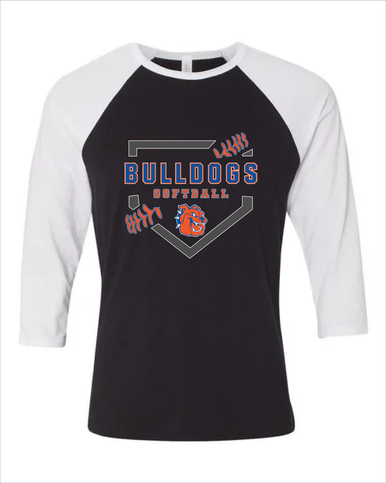 Yonkers Bulldogs Softball #2 Women's Baseball T-Shirt