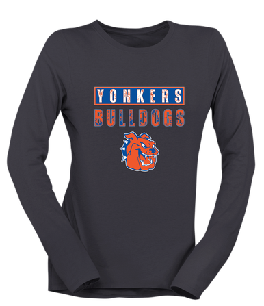 Yonkers Bulldogs Mascot #9 Women's Premium LS T-Shirt