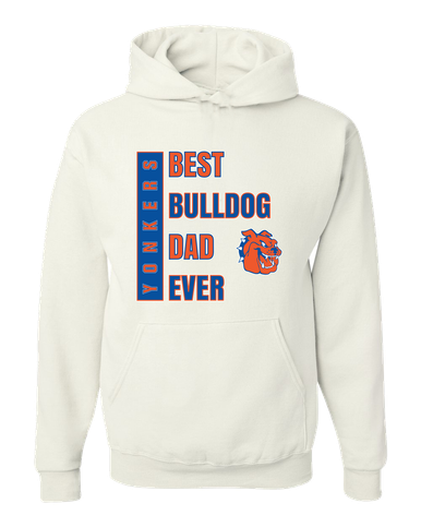 Yonkers Bulldogs Best Bulldog Dad Men's Premium Hoodie