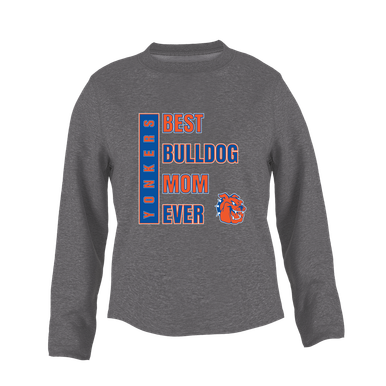 Yonkers Bulldogs Best Bulldog Mom Women's Sweatshirt