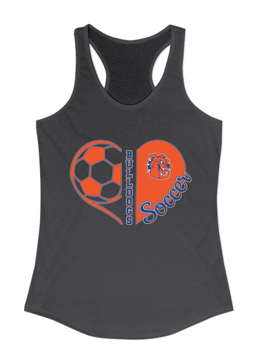 Yonkers Bulldogs Heart Soccer Women's Tank Top