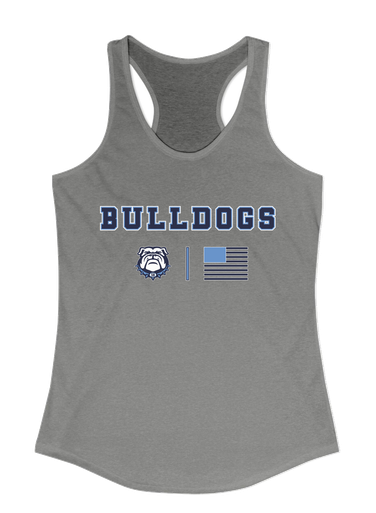 Stone Bridge Bulldogs Team Colors Flag Women's Tank Top