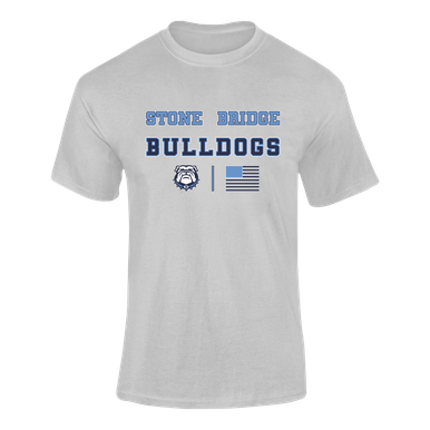 Stone Bridge Bulldogs Spirit Flag Men's Premium SS T-Shirt