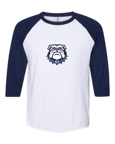 Stone Bridge Bulldogs Mascot #1 Women's Baseball T-Shirt