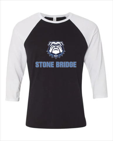 Stone Bridge Bulldogs Mascot #2 Women's Baseball T-Shirt