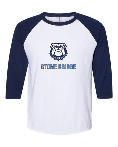 Stone Bridge Bulldogs Mascot #2 Men's Baseball T-Shirt