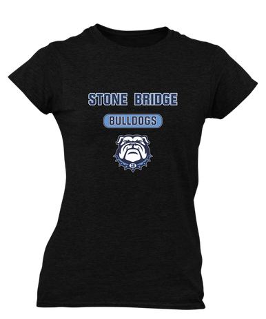 Stone Bridge Bulldogs Mascot #3 Women's SS T-Shirt