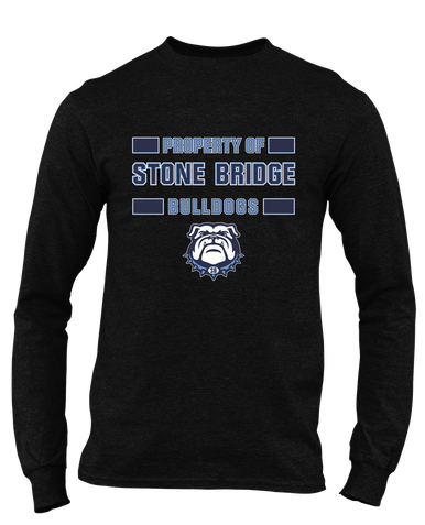 Stone Bridge Bulldogs Property Of Men's LS T-Shirt