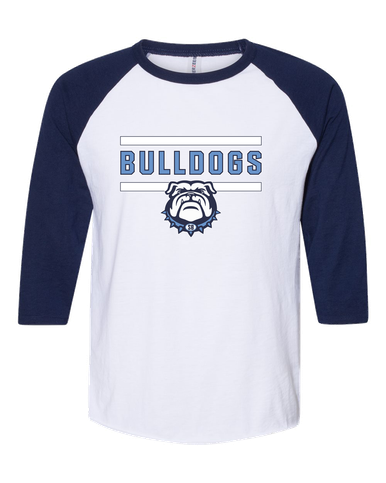 Stone Bridge Bulldogs Mascot #5 Women's Baseball T-Shirt