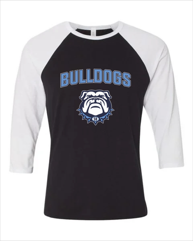 Stone Bridge Bulldogs Mascot #6 Women's Baseball T-Shirt