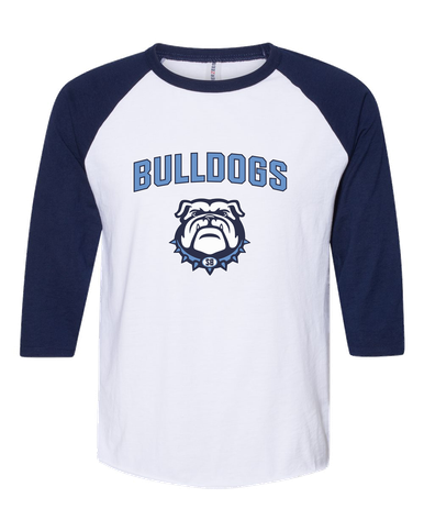 Stone Bridge Bulldogs Mascot #6 Men's Baseball T-Shirt