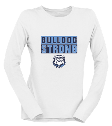Stone Bridge Bulldogs Strong #1 Women's LS T-Shirt