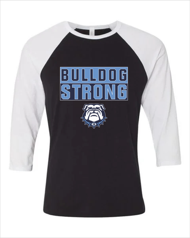 Stone Bridge Bulldogs Strong #1 Women's Baseball T-Shirt