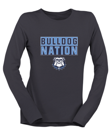 Stone Bridge Bulldogs Nation #1 Women's Premium LS T-Shirt
