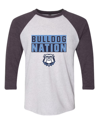 Stone Bridge Bulldogs Nation #1 Women's Baseball T-Shirt