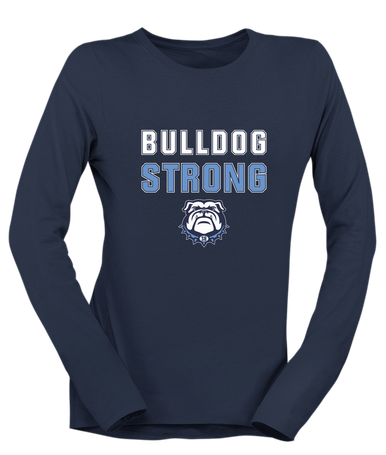 Stone Bridge Bulldogs Strong #2 Women's LS T-Shirt