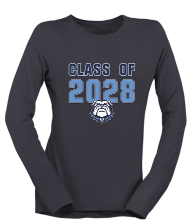 Stone Bridge Bulldogs Class of 2028 Women's Premium LS T-Shirt