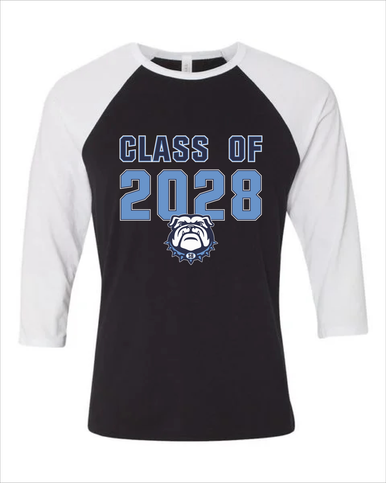 Stone Bridge Bulldogs Class of 2028 Men's Baseball T-Shirt