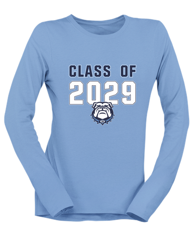Stone Bridge Bulldogs Class of 2029 Women's LS T-Shirt