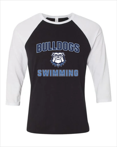 Stone Bridge Bulldogs Swimming Women's Baseball T-Shirt