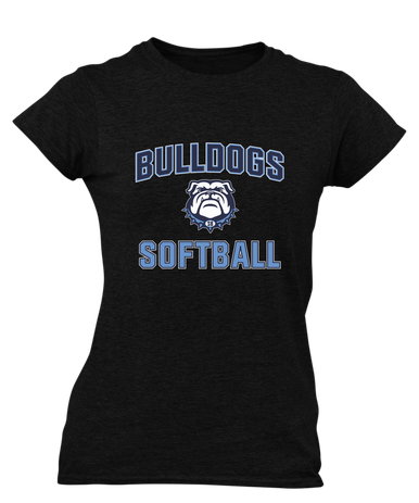 Stone Bridge Bulldogs Softball #1 Women's Premium SS T-Shirt