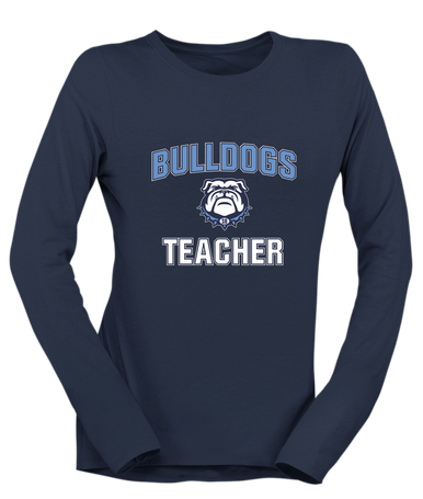 Stone Bridge Bulldogs Teacher Women's Premium LS T-Shirt