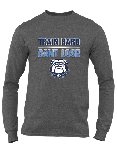 Stone Bridge Bulldogs Train Hard, Can't Lose Men's LS T-Shirt