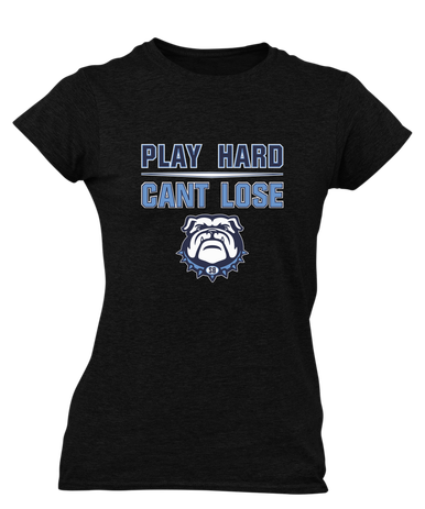 Stone Bridge Bulldogs Play Hard, Can't Lose Women's Premium SS T-Shirt