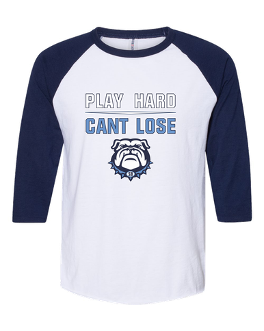 Stone Bridge Bulldogs Play Hard, Can't Lose Men's Baseball T-Shirt