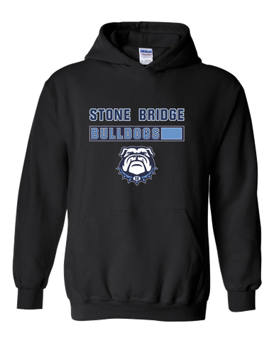 Stone Bridge Bulldogs Mascot #7 Men's Hoodie
