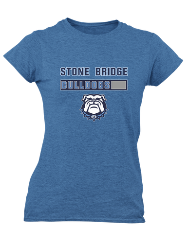 Stone Bridge Bulldogs Mascot #7 Women's Premium SS T-Shirt