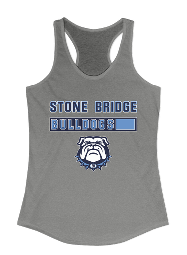 Stone Bridge Bulldogs Mascot #7 Women's Tank Top