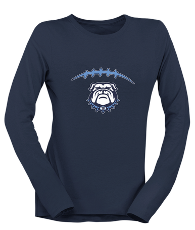 Stone Bridge Bulldogs Football #2 Women's LS T-Shirt